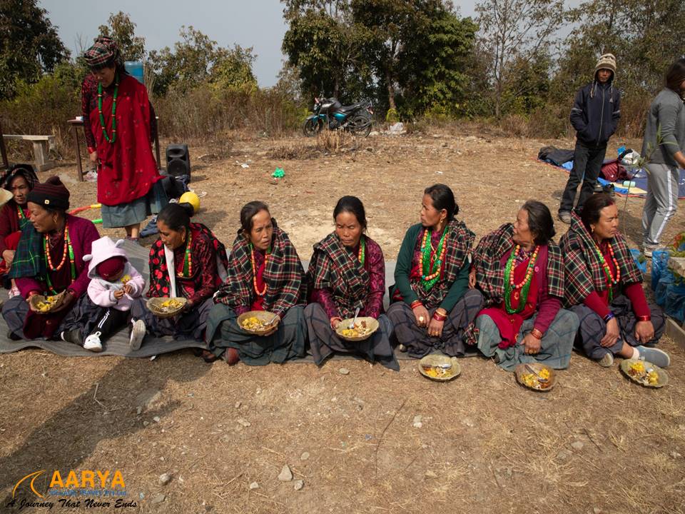Culinary exchange with a gurung tribe